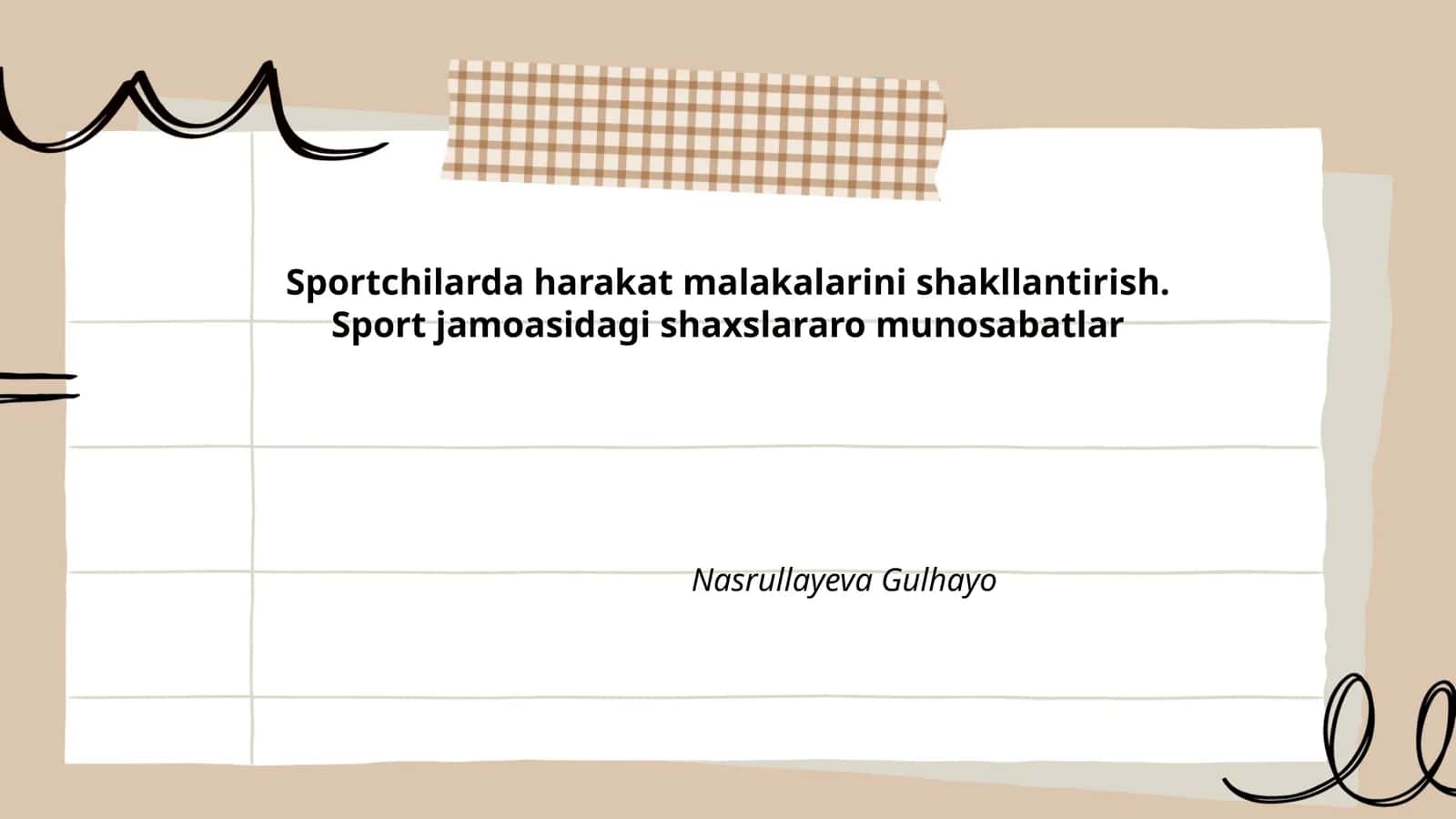 Sportchilarda harakat malakalarini shakllantirish 1