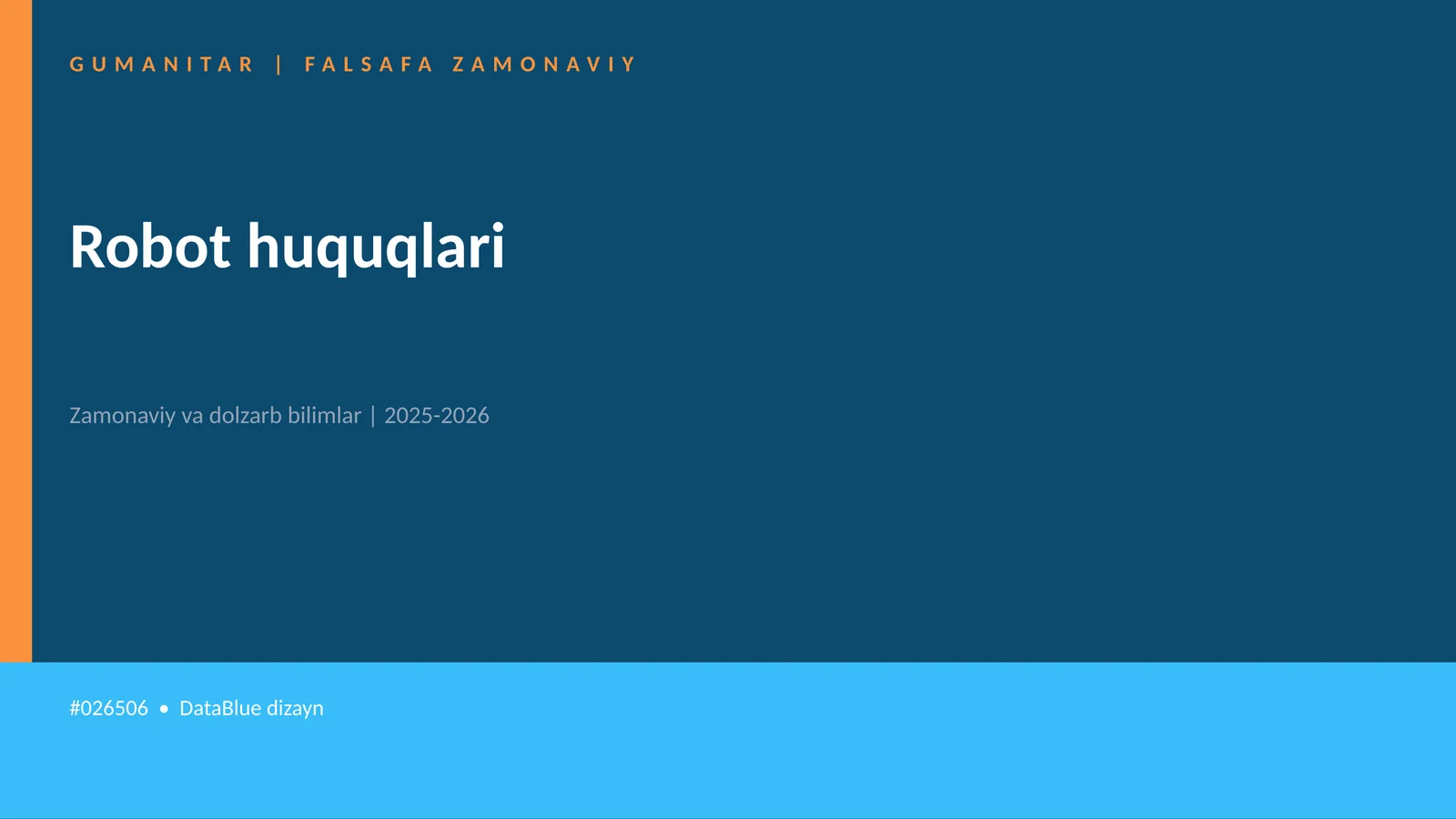 Robot huquqlari 1