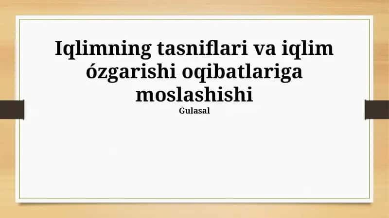 Koppen iqlim tasnifi 1