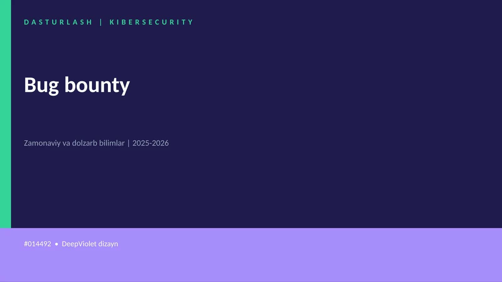 Bug bounty 1