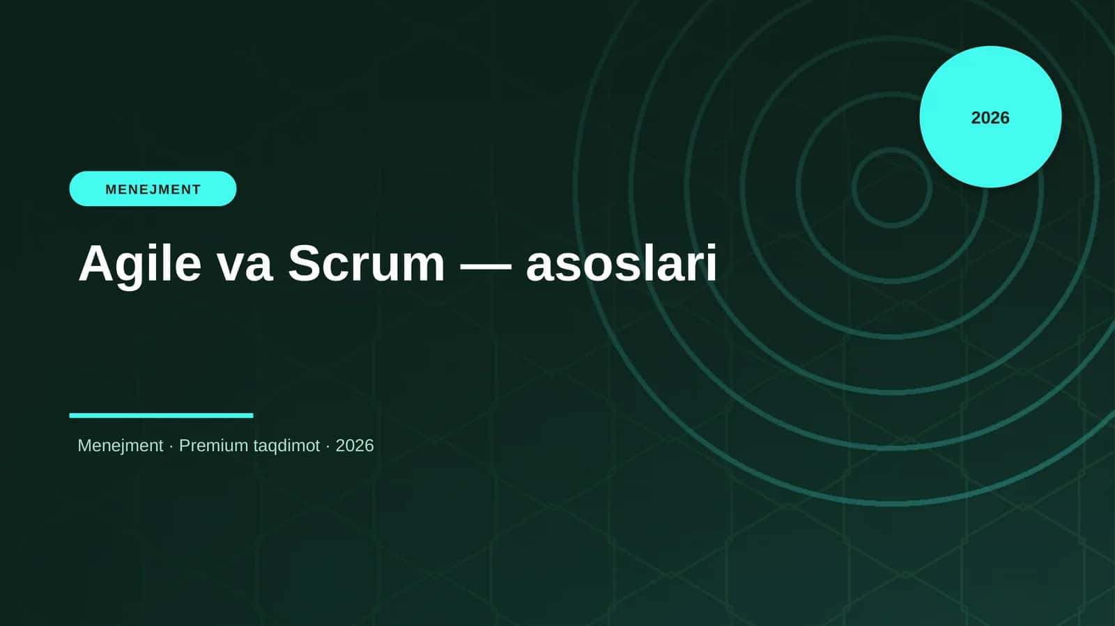 Agile va Scrum — asoslari 1