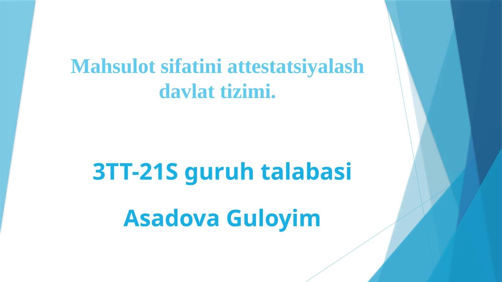 Mahsulotsifatiniattestatsiyalash davlattizimi 1