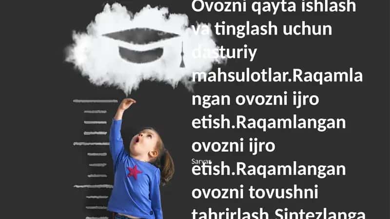Raqamlangan Ovoz O'ynatish 1