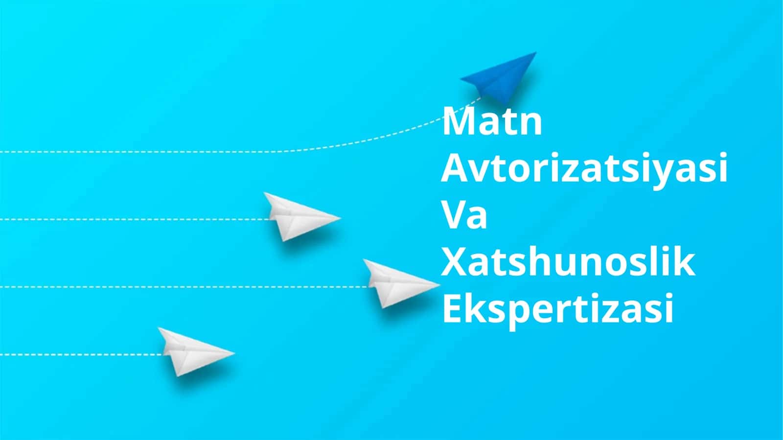 Matn Avtorizatsiyasi Va Xatshunoslik Ekspertizasi 1