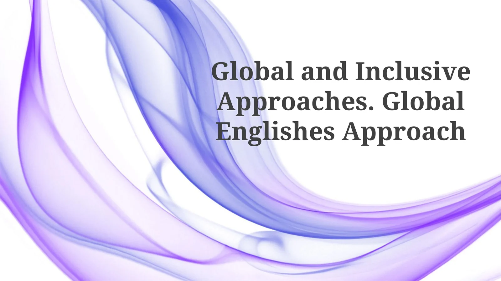 GlobalEnglishesApproach 1