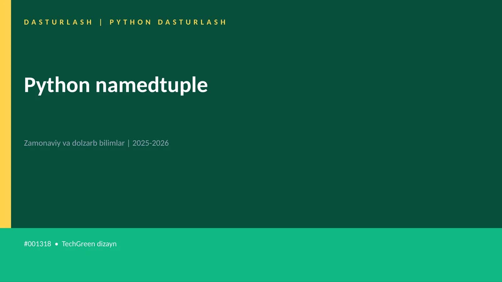 Python namedtuple 1