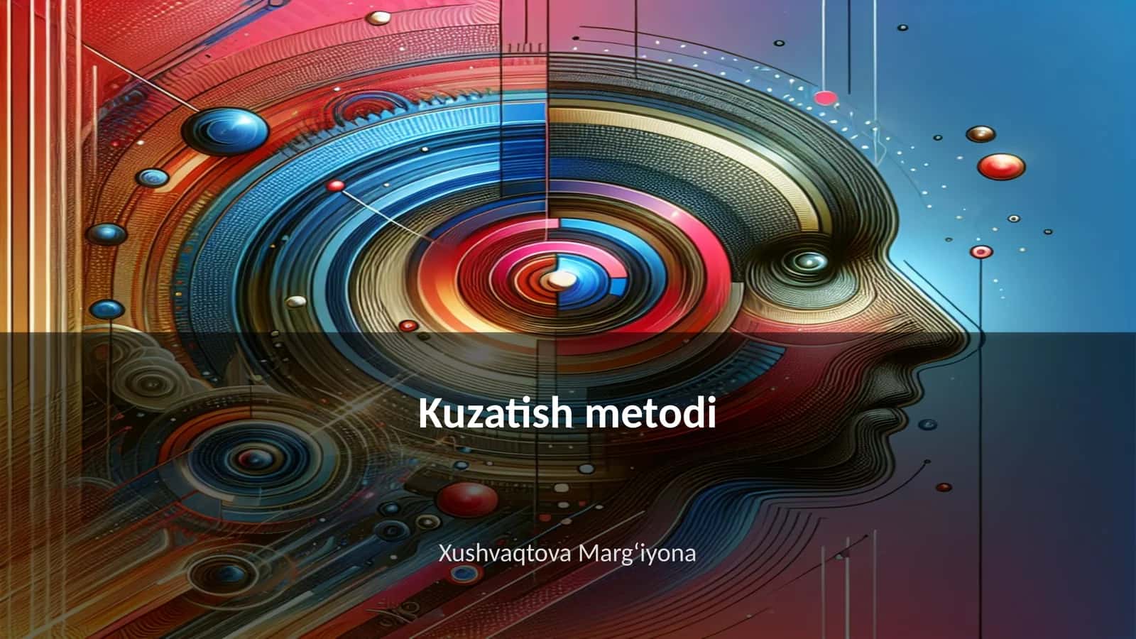 Kuzatish metodi 1