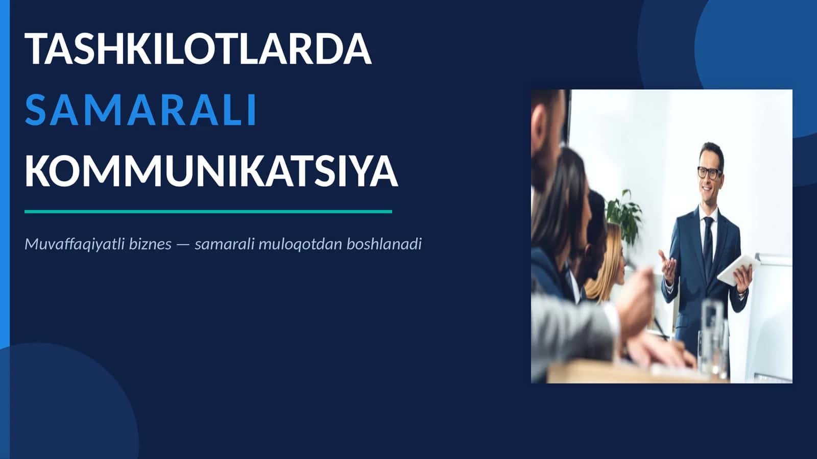 Kommunikatsiya Nima? 1