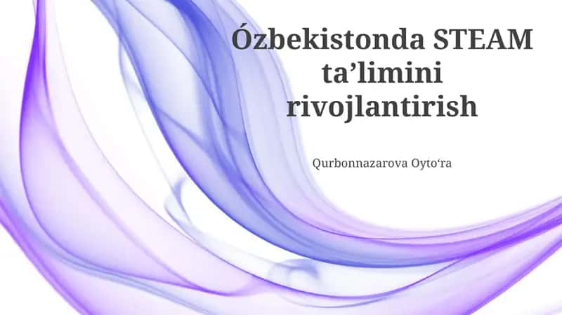 STEM Ta'limini Yaxshilash Strategiyasi va Rejalari 1