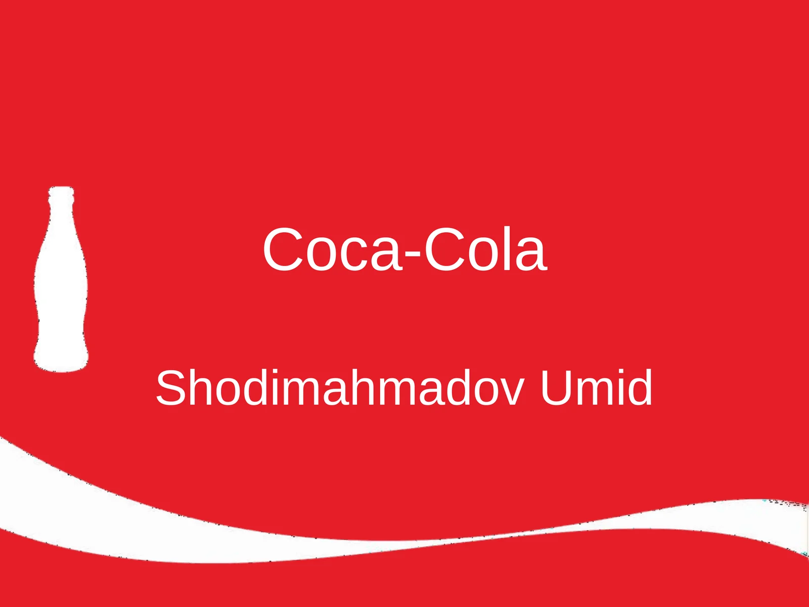 Coca-Cola brendi haqida 1