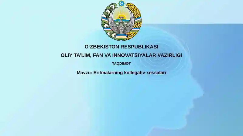Eritmalarning kollegativ xossalari