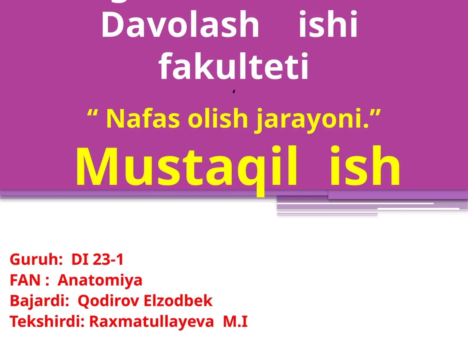 Nafasolish jarayoni 1
