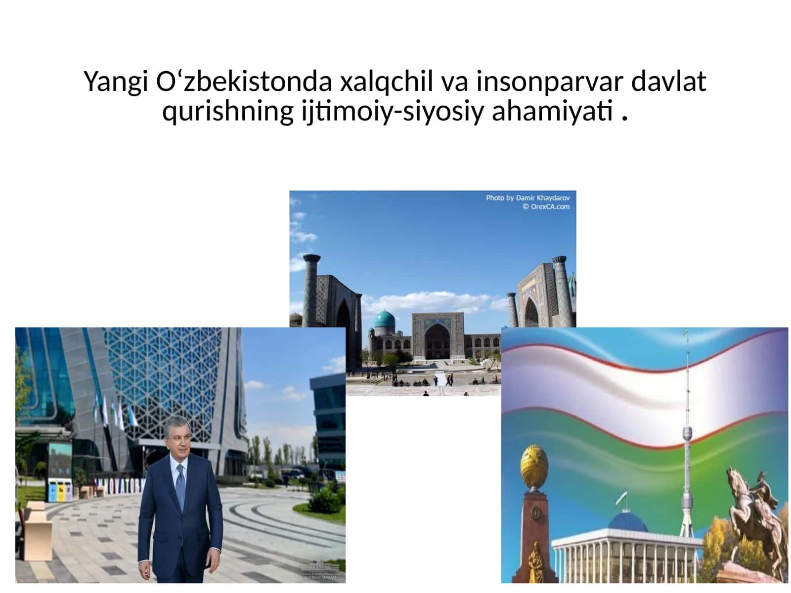 YangiO‘zbekistondaxalqchilvainsonparvardavlatqurishningijtimoiy-siyosiyahamiyati 1
