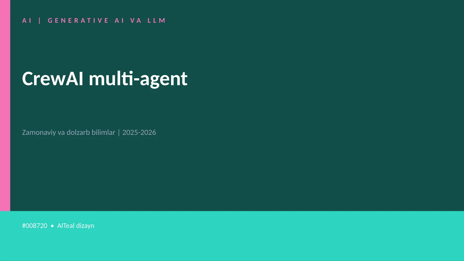 GENERATIVE AI VA LLM 1