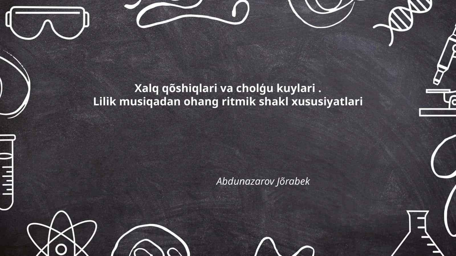 Xalq qõshiqlari va cholģu kuylari 1