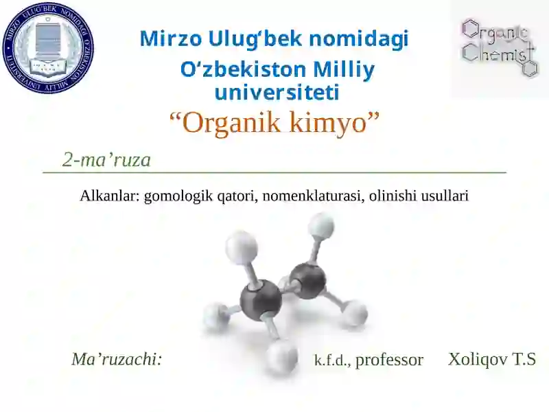 Organik kimyo