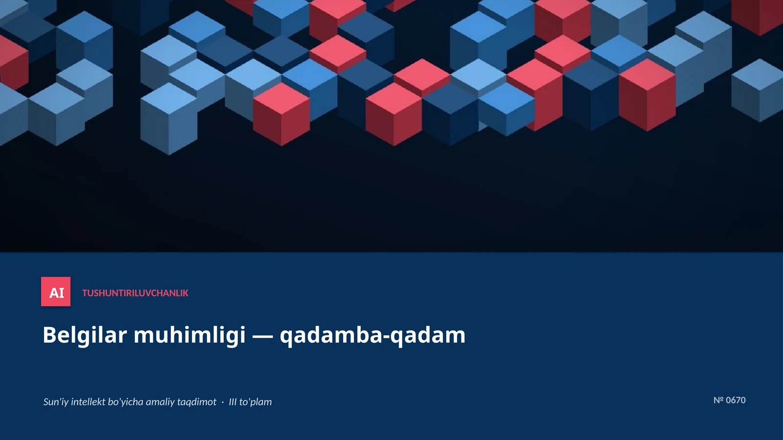 TUSHUNTIRILUVCHANLIK 1