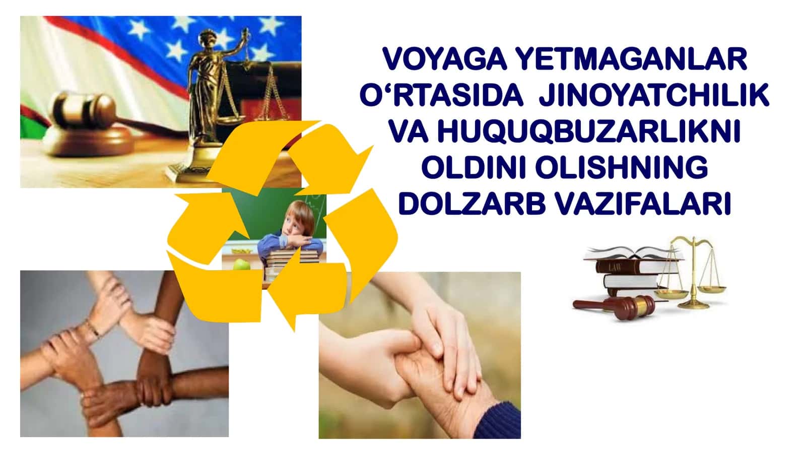 VOYAGA YETMAGANLAR O‘RTASIDA JINOYATCHILIK VA HUQUQBUZARLIKNI OLDINI OLISHNING DOLZARB VAZIFALARI 1