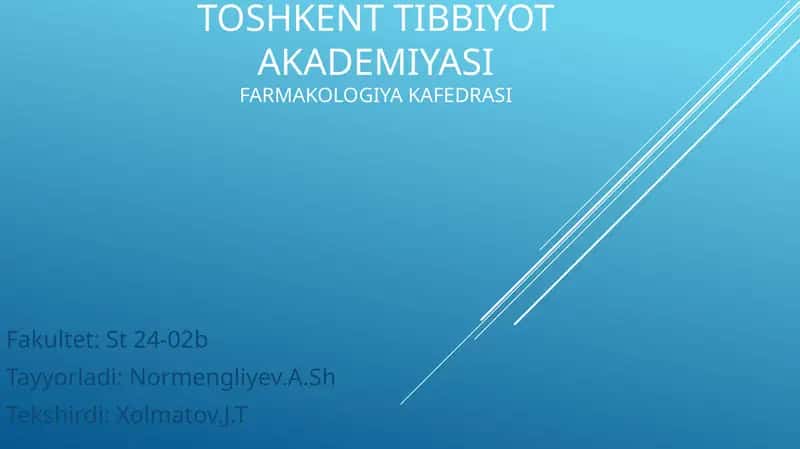 Fitopreparatlar va ularning qo'llanilishi 1