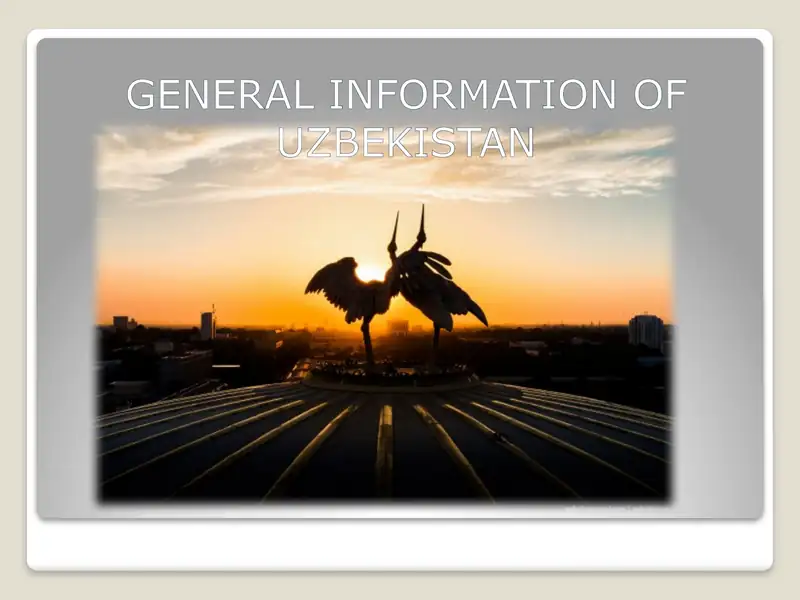 General Information of Uzbekistan 1