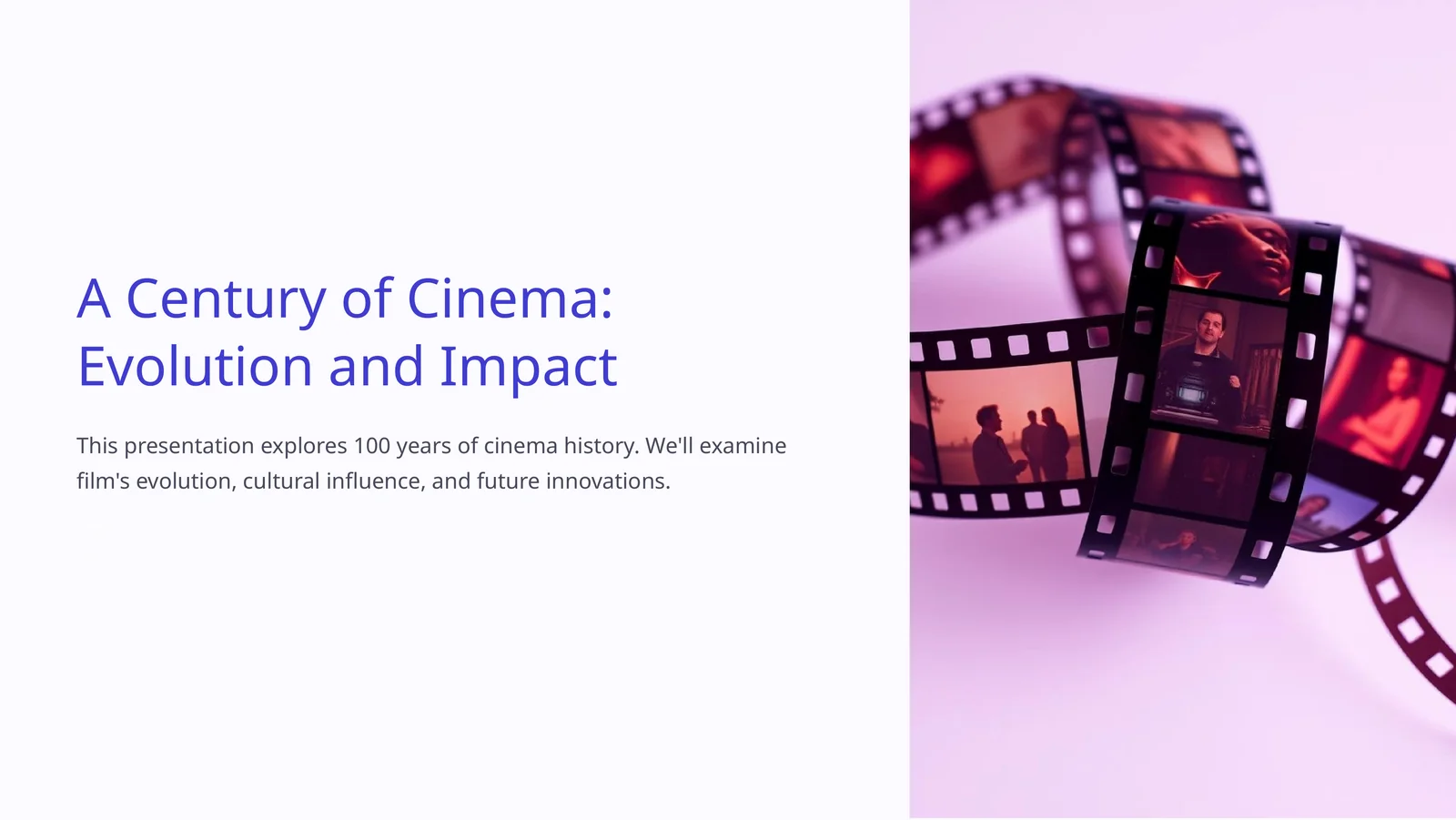 A Century of Cinema: Evolution and Impact 1