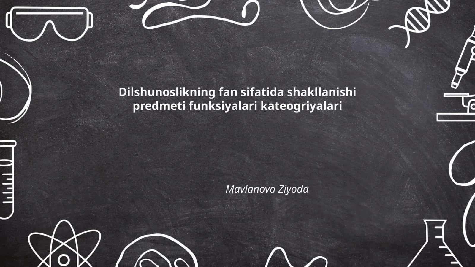 Dilshunoslikning fan sifatida shakllanishi predmeti funksiyalari kateogriyalari 1