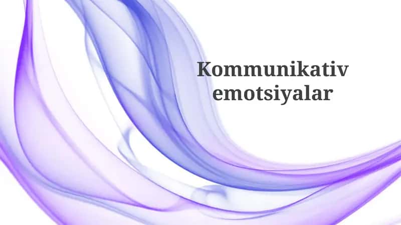 Kommunikativemotsiyalar 1