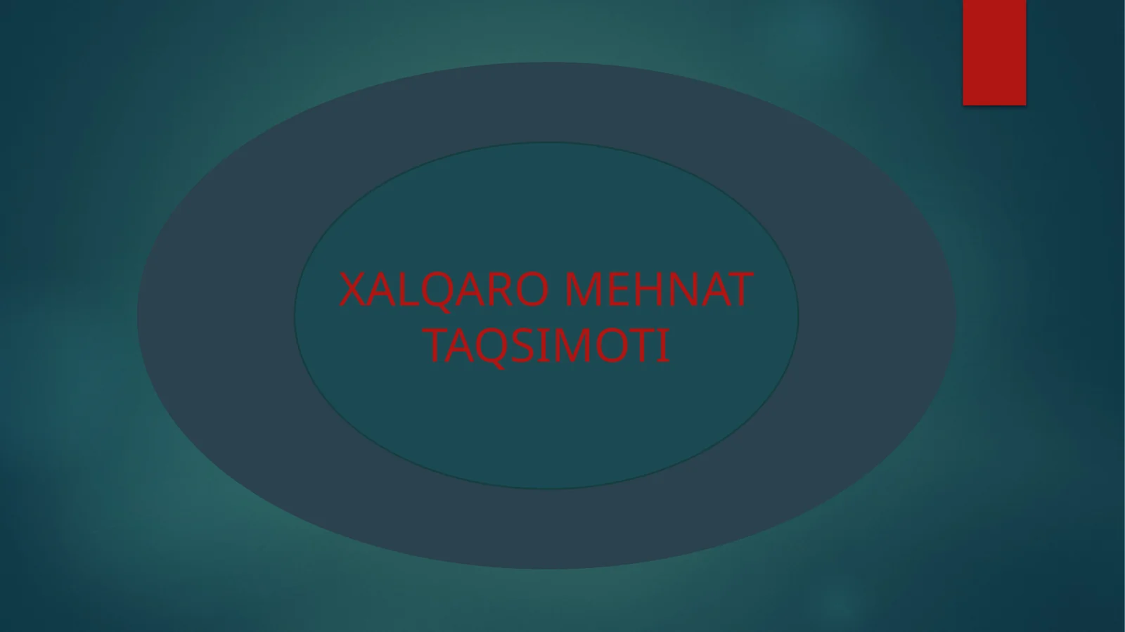 Xalqaro mehnat taqsimoti 1