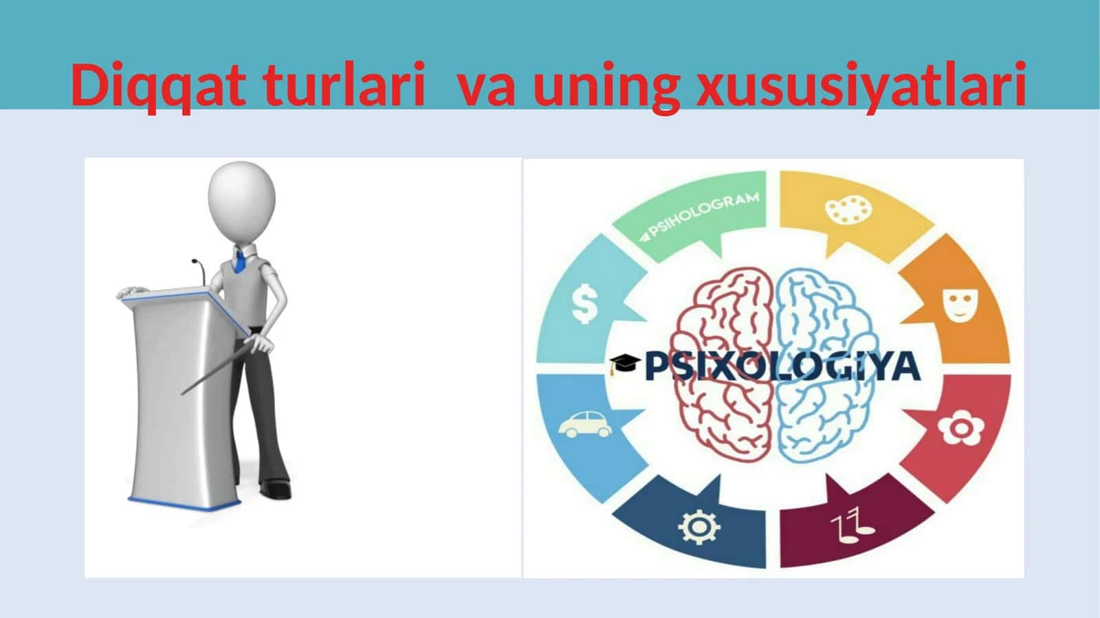 Diqqat turlari va uning xususiyatlari 1