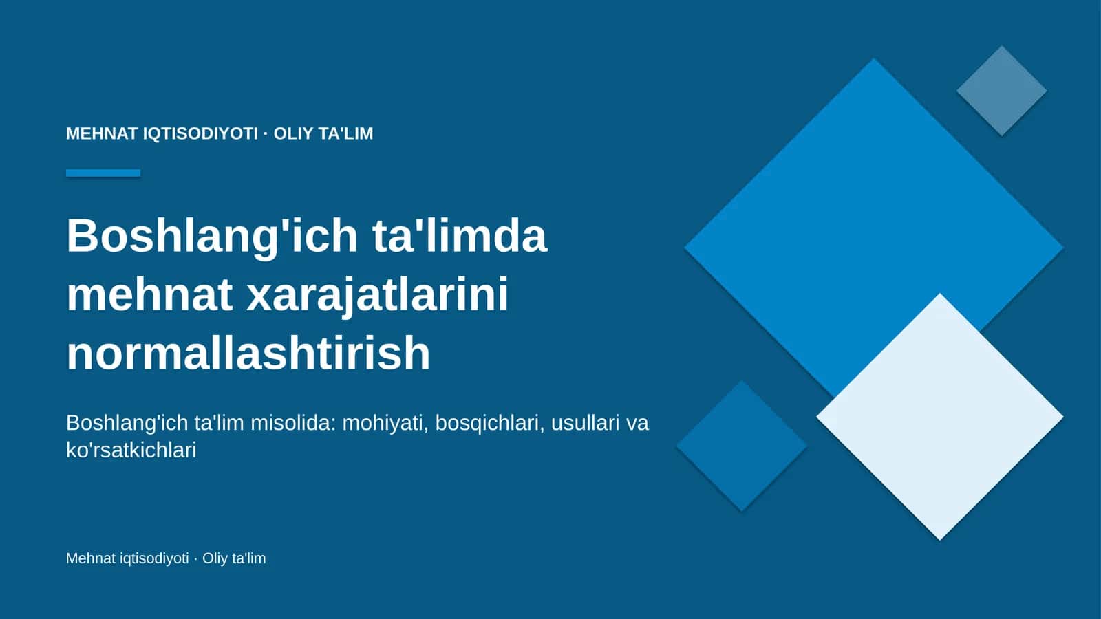 boshlang'ich ta'limda mehnat xarajatlarini normallashtirish 3127 1