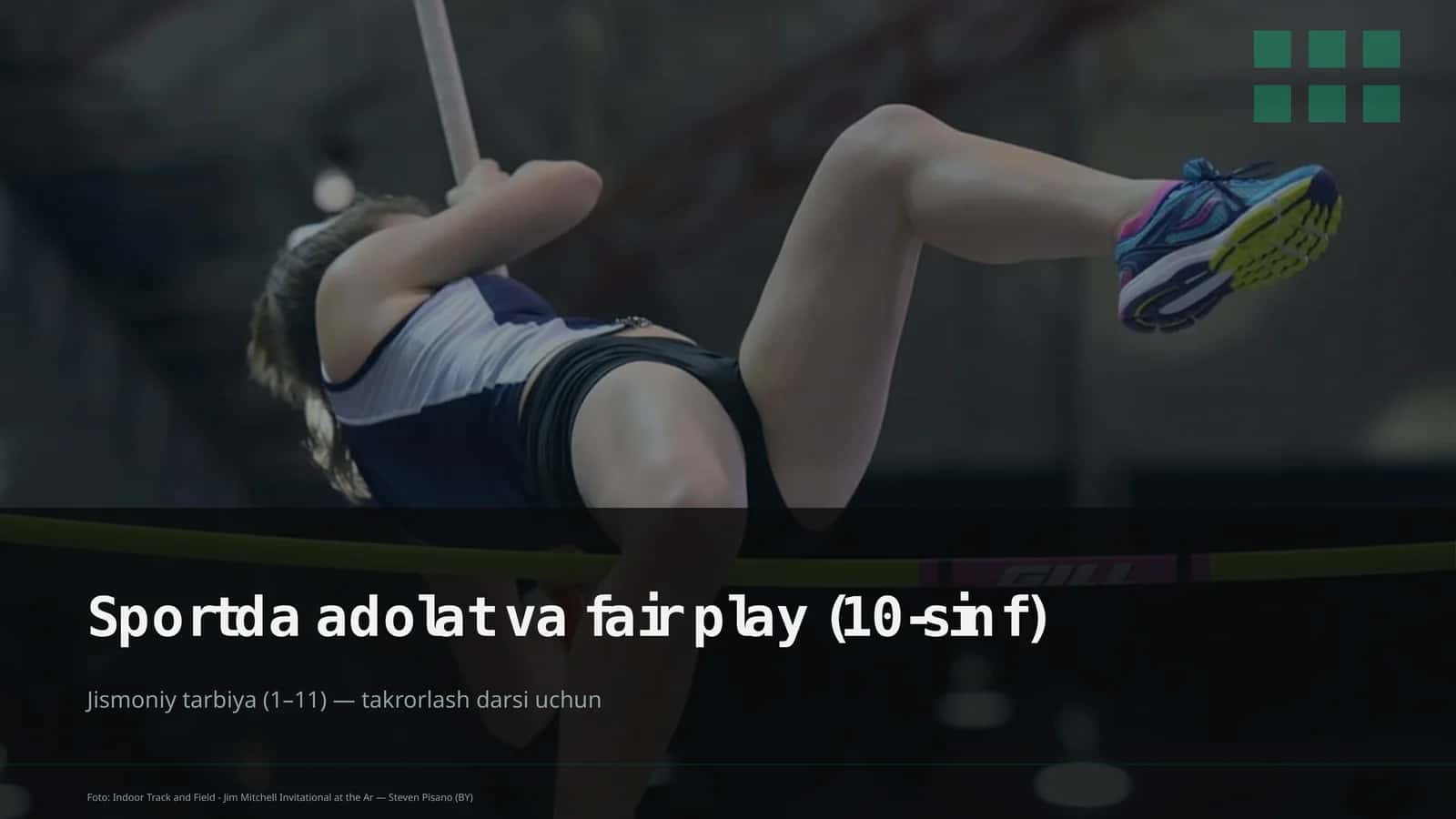 Sportda adolat va fair play (10-sinf) 1