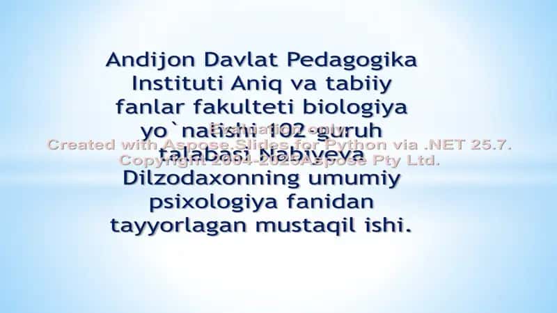 Oila psixologiyasi 1