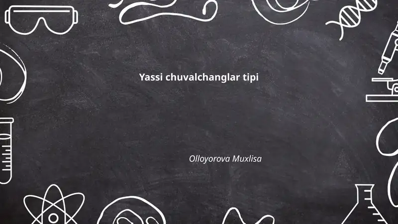 Yassi chuvalchanglar tipi 1