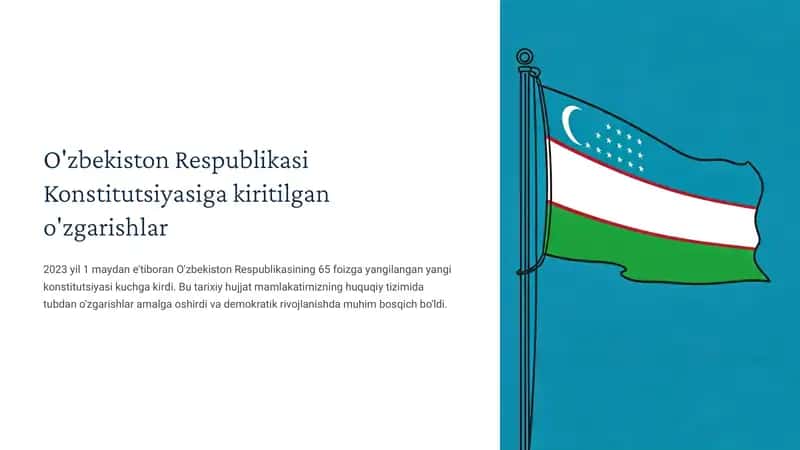 O'zbekiston Respublikasi Konstitutsiyasiga kiritilgan o'zgarishlar 1