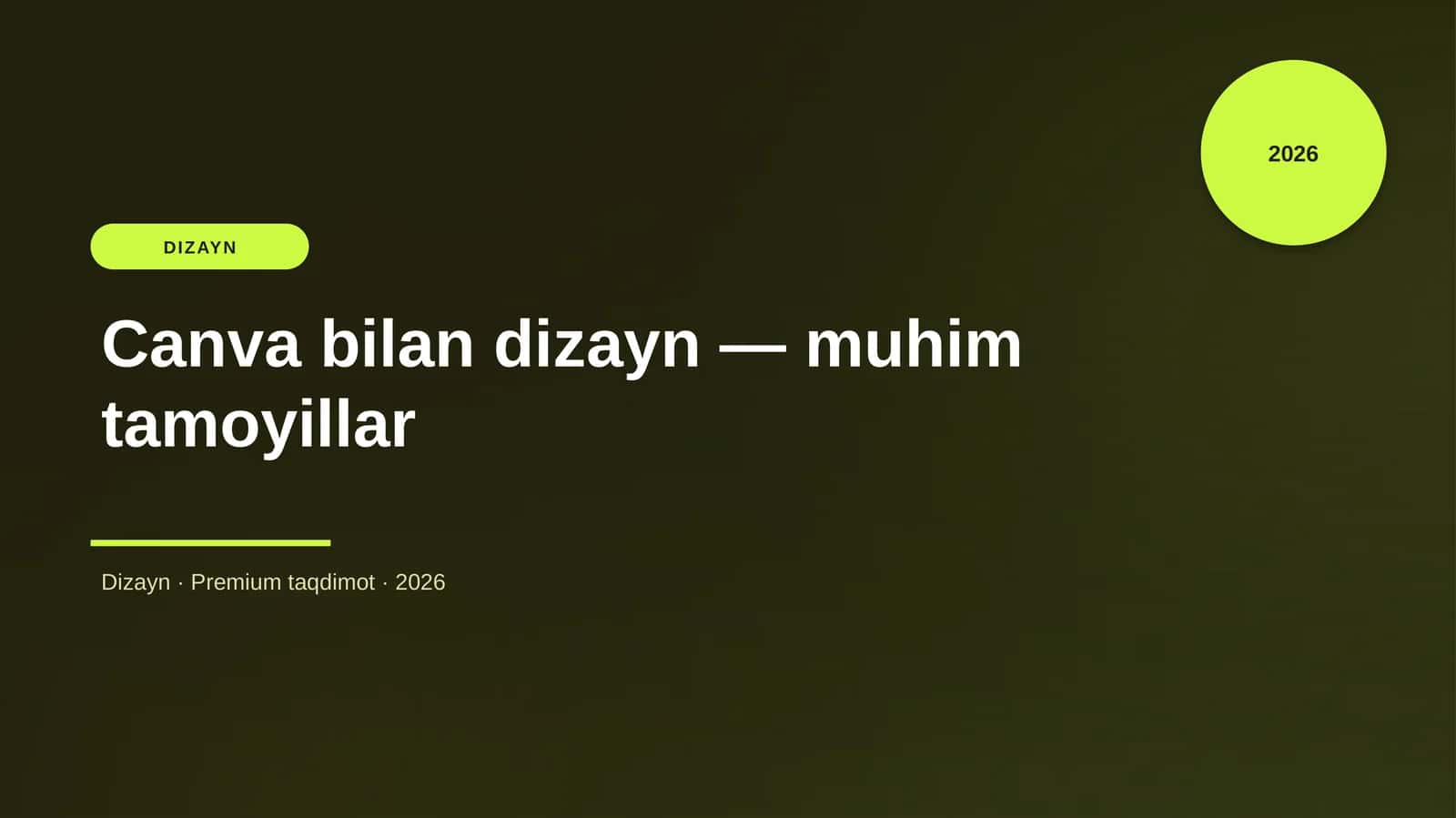 Canva bilan dizayn — muhim tamoyillar 1