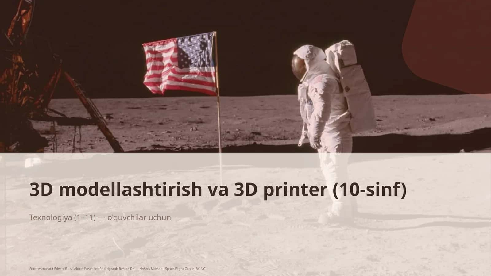 3D modellashtirish va 3D printer (10-sinf) 1