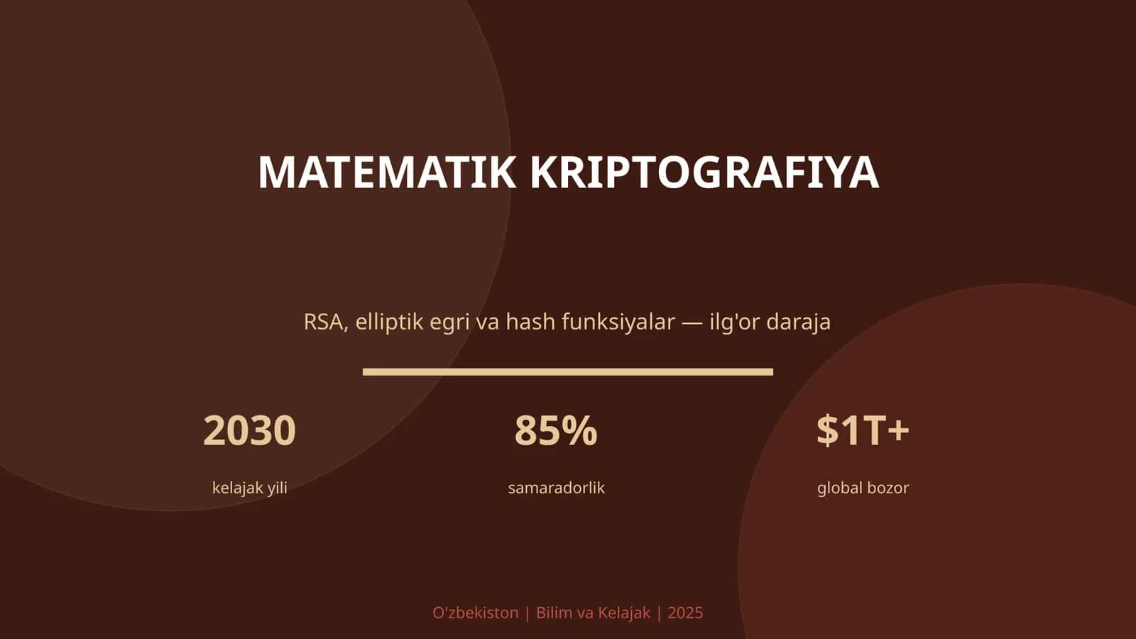 MATIMATIK KRIPTOGRAFIYA 1