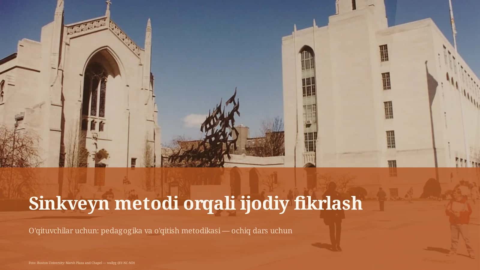 Sinkveyn metodi orqali ijodiy fikrlash 1
