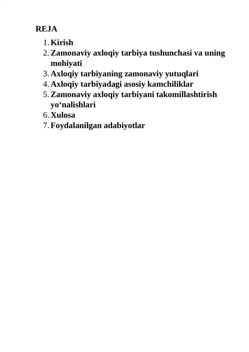 Zamonaviy axloqiy tarbiya 1