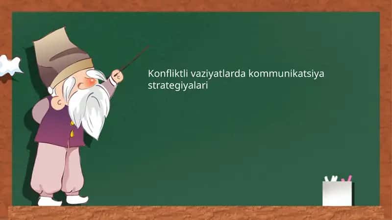 Konfliktli vaziyatlarda kommunikatsiya strategiyalari 1