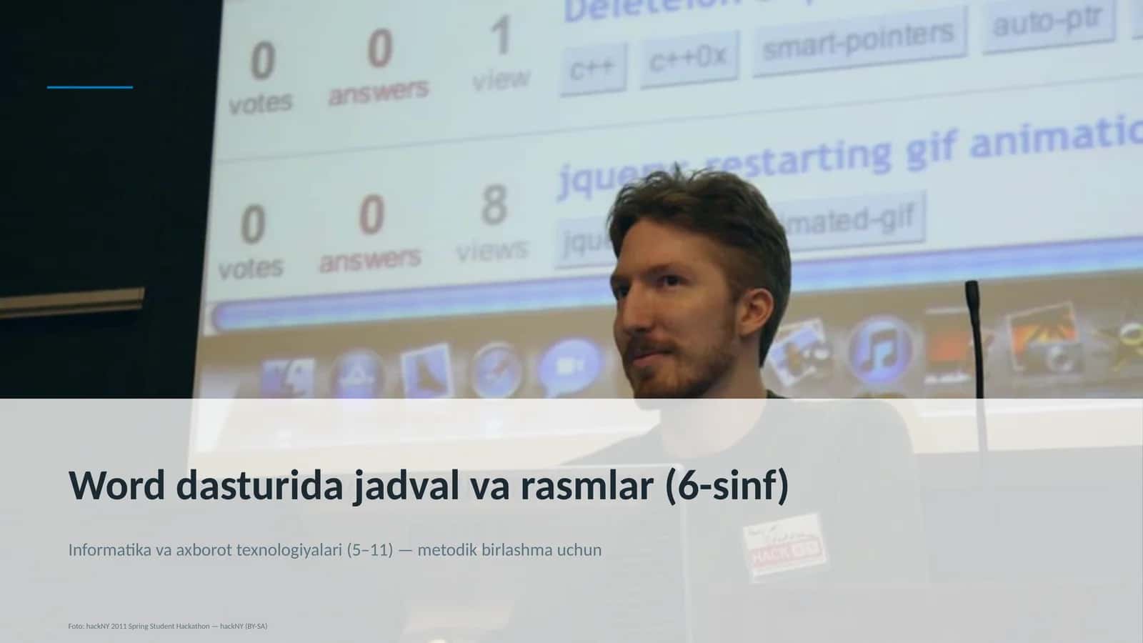 Word dasturida jadval va rasmlar (6-sinf) 2