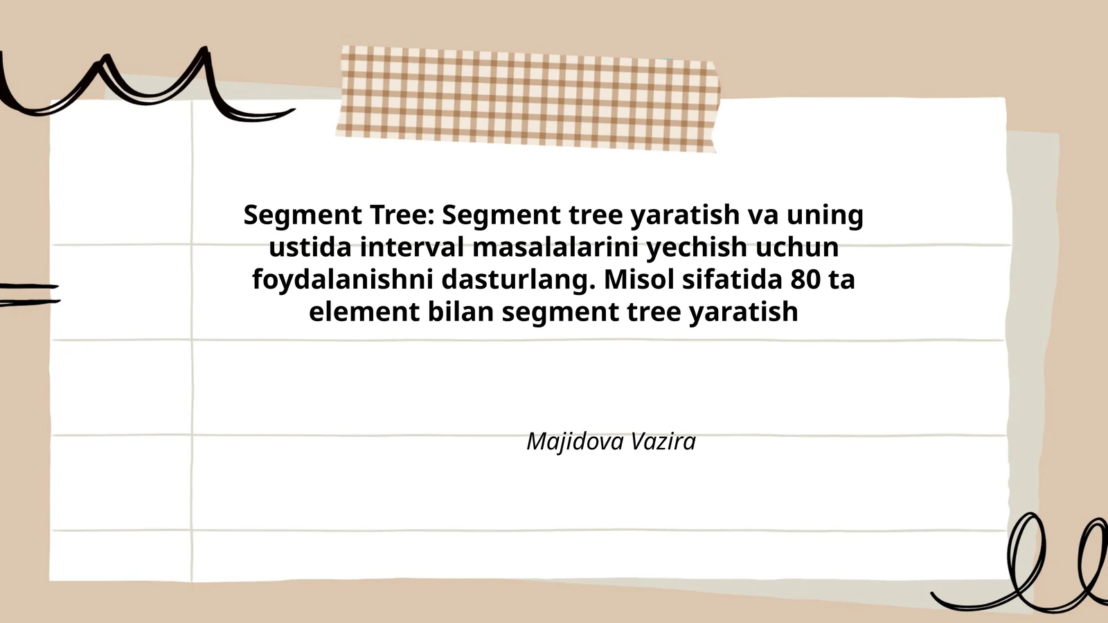 Segment Tree 1