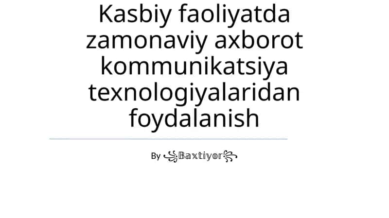 Masofadan Ishlash va Muloqot Strategiyalari 1