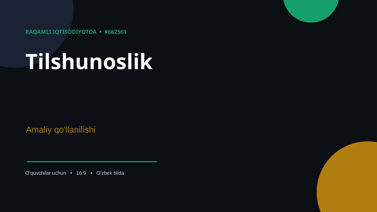 Tilshunoslik 1
