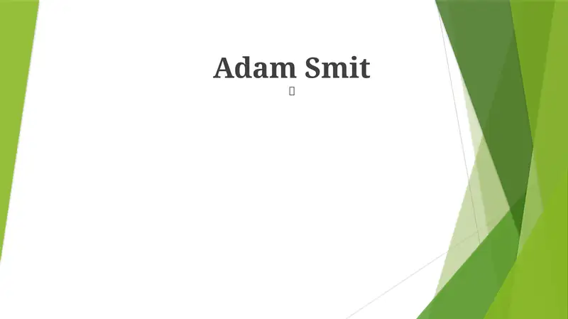 Adam Smit 1