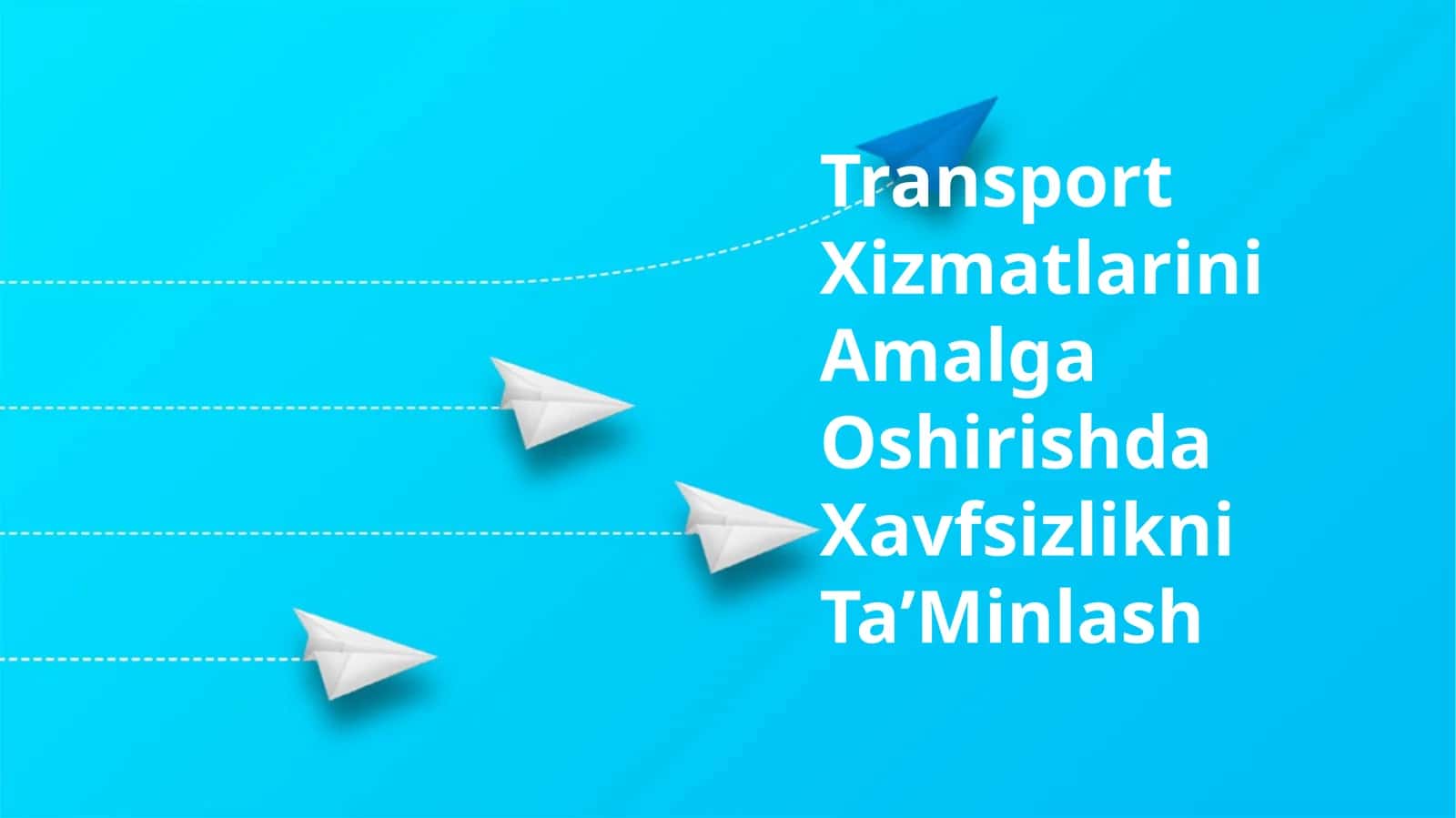 Xavfsizlikni TaʼMinlash Transport Xizmatlarini Amalga Oshirishda 1