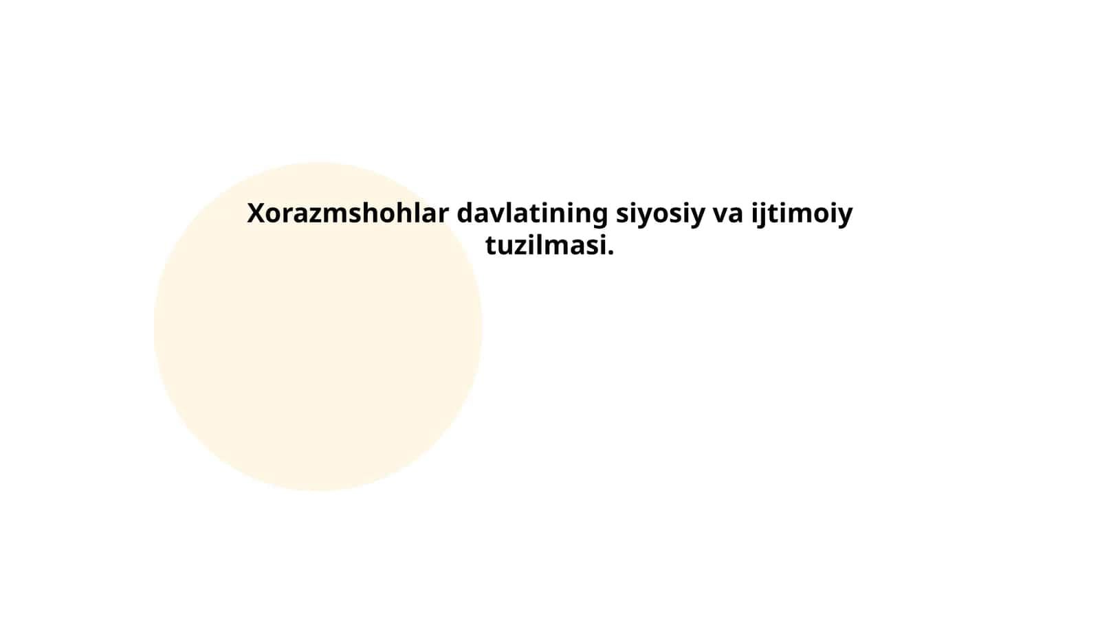 Xorazmshohlar davlatining siyosiy va ijtimoiy tuzilmasi 1