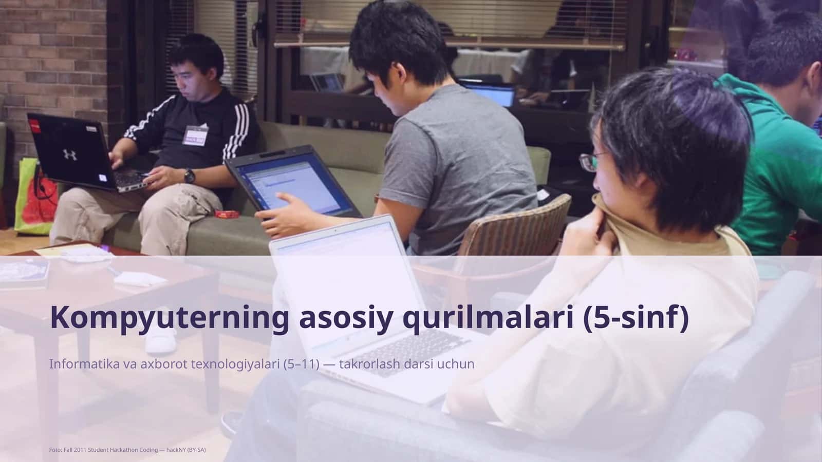 Kompyuterning asosiy qurilmalari (5-sinf) 4