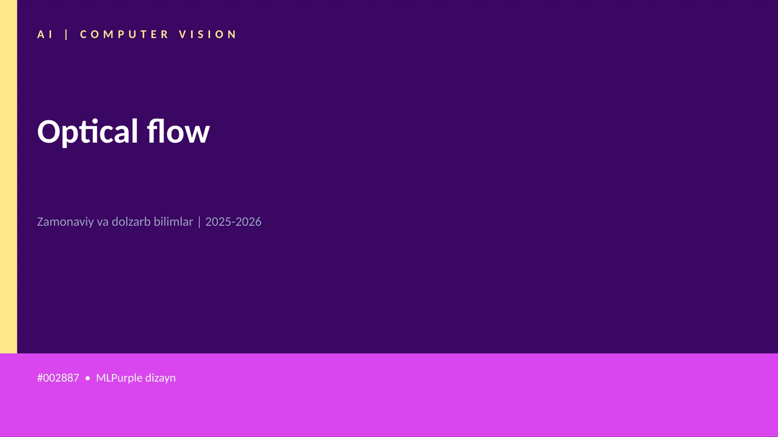 Optical flow 1