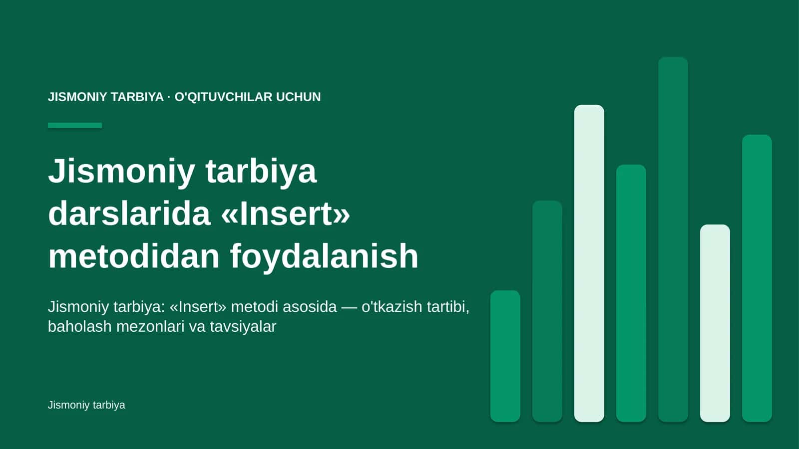 jismoniy tarbiya darslarida insert metodidan foydalanish 9456 1